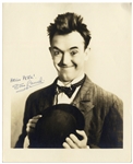 Stan Laurel, Claude Rains and Colin Clive Signed Photos -- Laurel & Clive Photos Measure 8'' x 10''